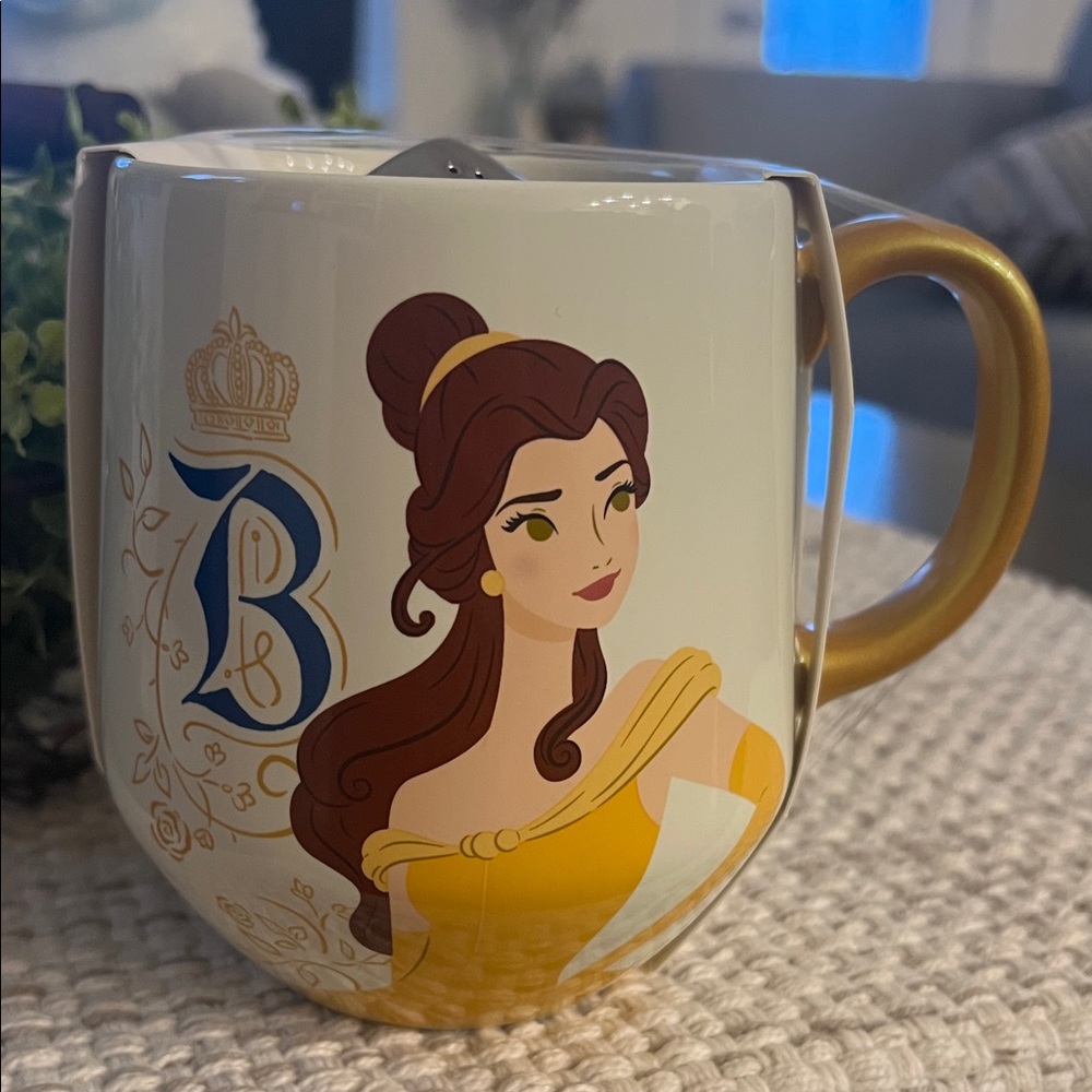 Disney Belle Ceramic Tea infused mug